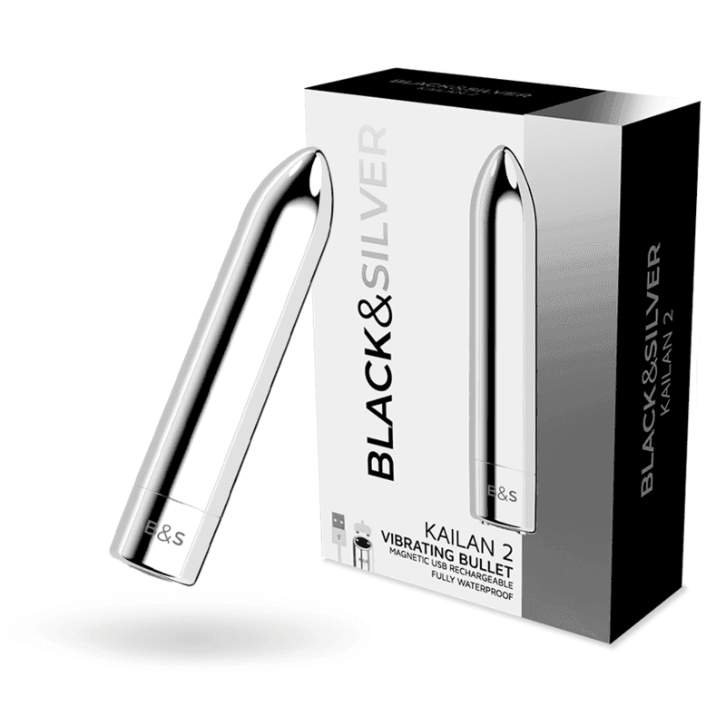 BLACK&SILVER - KAILAN 2 SILBER VIBRIERENDE MAGNETKUGEL - Vanelion Paradise
