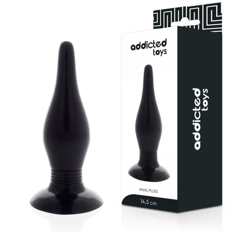 ADDICTED TOYS - ANALPLUG 14.5 CM SCHWARZ - Vanelion Paradise