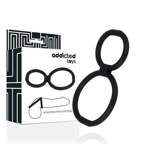 ADDICTED TOYS - VERSTELLBARE RINGE FÜR PENIS - Vanelion Paradise