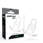 ADDICTED TOYS - MEDIUM ANAL DILATOR 9.5 CM - TRANSPARENT - Vanelion Paradise