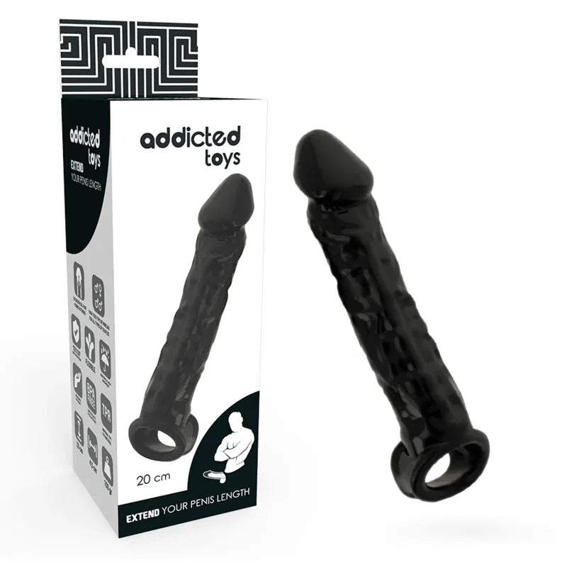 ADDICTED TOYS - DONG-VERLNGERUNG SCHWARZ - Vanelion Paradise