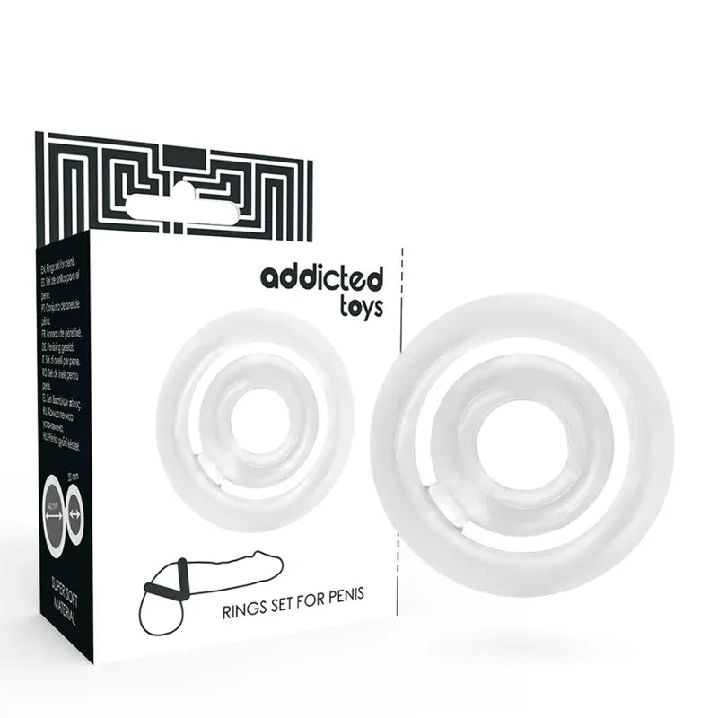 ADDICTED TOYS - POTENZ-C-RING PENIS KLAR - Vanelion Paradise