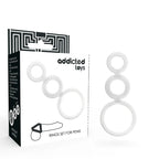 ADDICTED TOYS - RINGSET FÜR PENIS TRANSPARENT - Vanelion Paradise