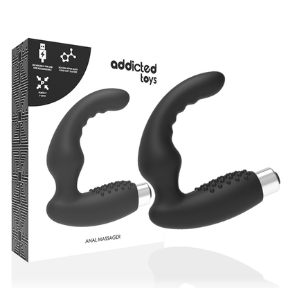 ADDICTED TOYS - PROSTATIC VIBRATOR WIEDERAUFLADBARES MODELL 2 - SCHWARZ