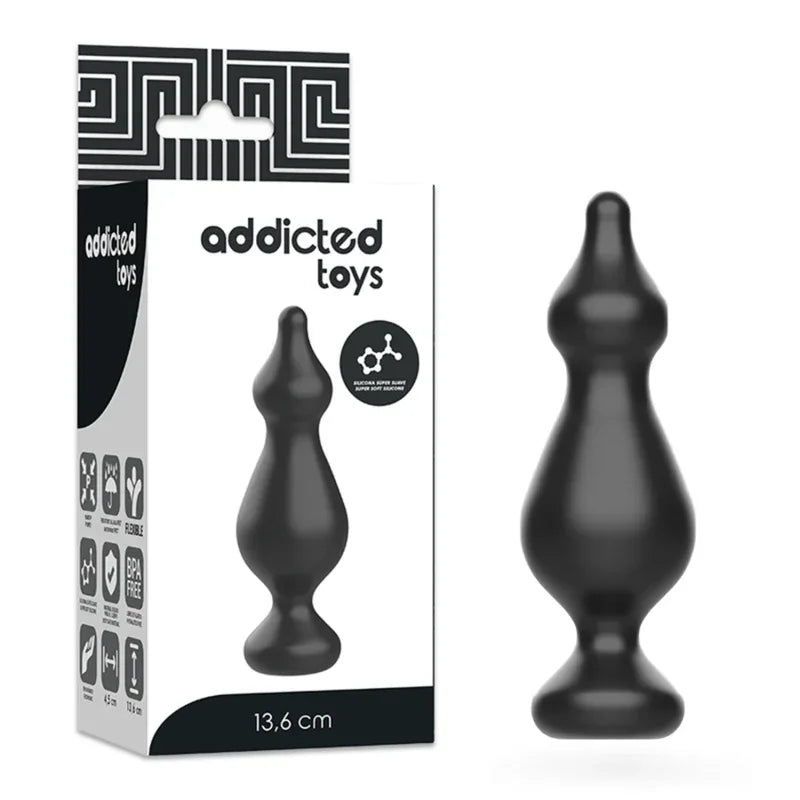 ADDICTED TOYS - ANAL SEXUELLER STECKER 13.6 CM SCHWARZ - Vanelion Paradise