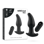 ADDICTED TOYS - FERNBEDIENUNGSSTECKER ANAL P-SPOT SCHWARZ SPITZE - Vanelion Paradise