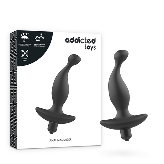 ADDICTED TOYS - ANALMASSAGER MIT SCHWARZER VIBRATIONMODELL 1