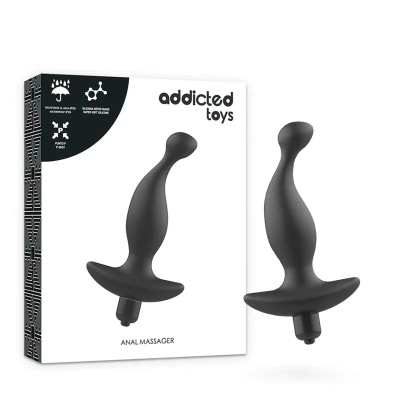ADDICTED TOYS - ANALMASSAGER MIT SCHWARZER VIBRATIONMODELL 1 - Vanelion Paradise