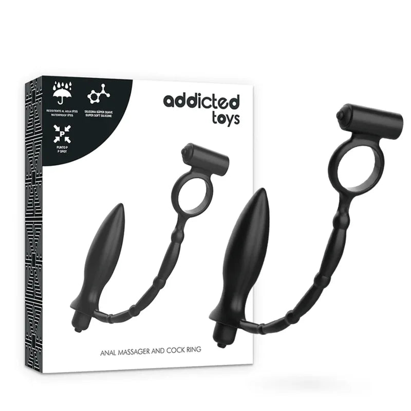 ADDICTED TOYS - ANALPLUG MIT VIBRATIONSRING - Vanelion Paradise