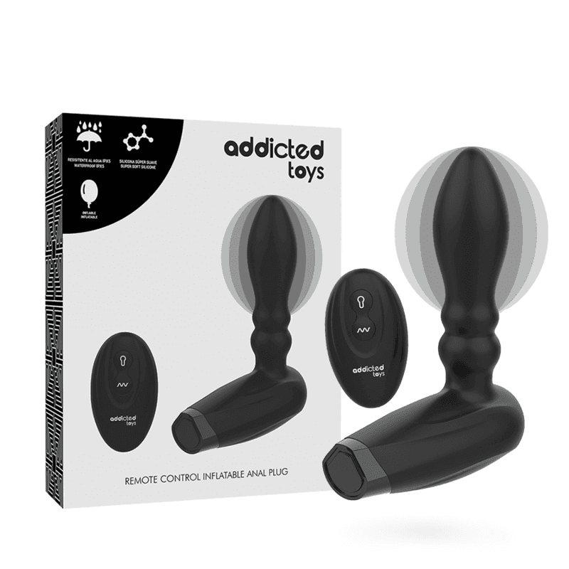 ADDICTED TOYS - AUFBLASBARER FERNBEDIENUNGSSTECKER - 10 VIBRATIONSMODI - Vanelion Paradise