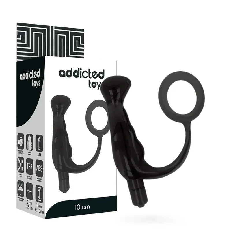 ADDICTED TOYS - VIBRATOR PROST TICO SCHWARZ 10 CM - Vanelion Paradise