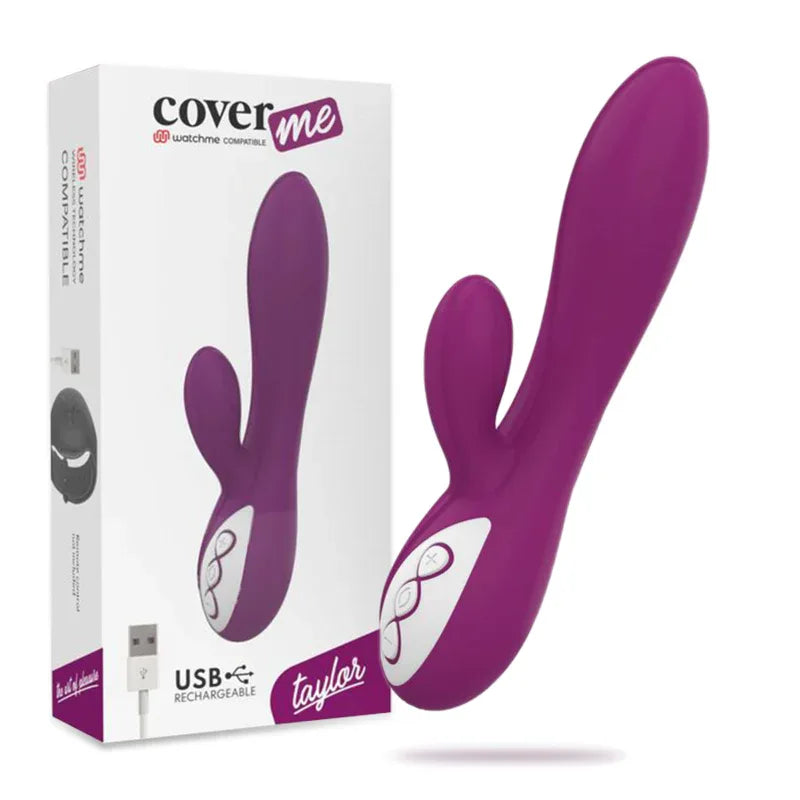CoverMe Taylor Vibrator – Wireless Technologie für G-Punkt und Klitoris, kompatibel mit WatchMe - Vanelion Paradise