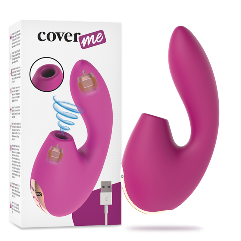 COVERME - KLITORASAUGUNG & LEISTUNGSSTARKER G-SPOT-RUSH-VIBRATOR