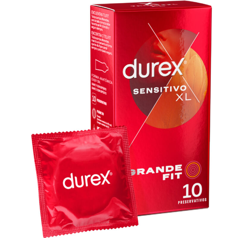 DUREX - SENSITIVE XL-KONDOME 10 EINHEITEN