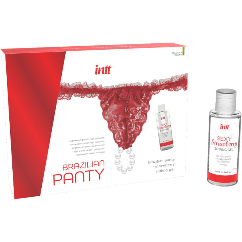 INTT RELEASES - BRASILIANISCHES ROTES HÖSCHEN MIT PERLEN UND SCHMIERGEL 50 ML