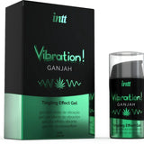INTT - KRAFTVOLLES INTIMSTIMULIERENDES FLÜSSIGES VIBRATIONSGEL CANNABIS 15ML - Vanelion Paradise