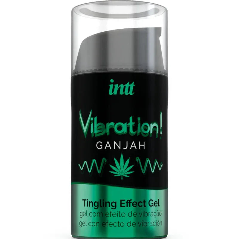 INTT - KRAFTVOLLES INTIMSTIMULIERENDES FLÜSSIGES VIBRATIONSGEL CANNABIS 15ML - Vanelion Paradise