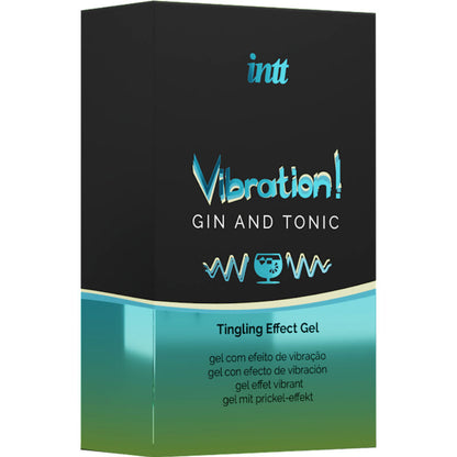 INTT - KRAFTVOLLES INTIMSTIMULIERENDES FLÜSSIGES VIBRATOR-GEL GIN & TONIC 15 ml