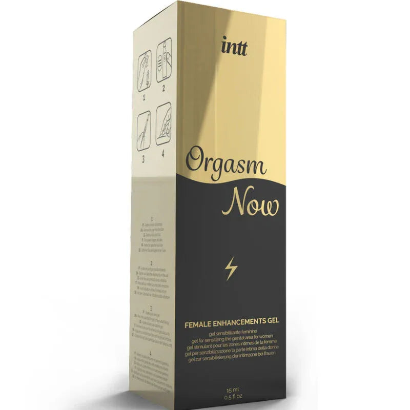 INTT LUBRICANTS - INTENSIVES VAGINALSTIMULIERENDES GEL MIT VIBRATOR-APPLIKATOR - Vanelion Paradise