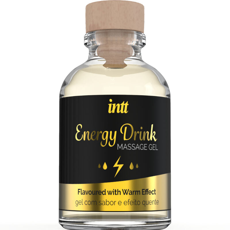 INTT MASSAGE & ORAL SEX - MASSAGEGEL MIT AROMATEM ENERGIE-CA-DRINK UND ERWÄRMUNGSEFFEKT