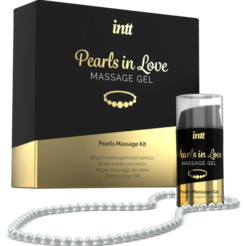 INTT MASSAGE & ORAL SEX - VERLIEBTE PERLEN MIT PERLENKETTE UND SILIKONGEL - Vanelion Paradise