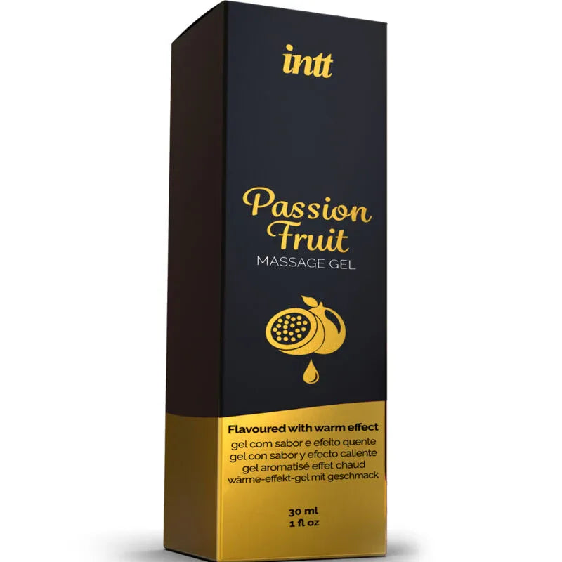 INTT Passion Fruit Massagegel mit Wärme & Geschmack - Vanelion Paradise
