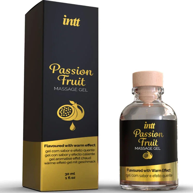 INTT Passion Fruit Massagegel mit Wärme & Geschmack - Vanelion Paradise