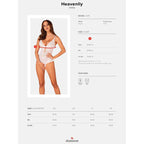 OBSESSIVE - HEAVENLY CROTCHLESS TEDDY XS/S - Vanelion Paradise
