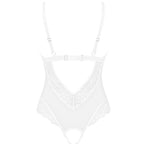 OBSESSIVE - HEAVENLY CROTCHLESS TEDDY XS/S - Vanelion Paradise