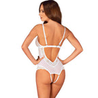 OBSESSIVE - HEAVENLY CROTCHLESS TEDDY XS/S - Vanelion Paradise