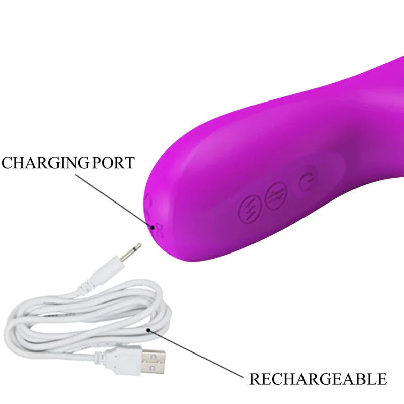 PRETTY LOVE - REESE VIBRATOR MIT LILA ROTATION - Vanelion Paradise