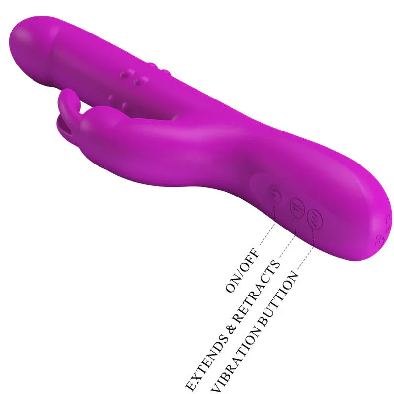 PRETTY LOVE - REESE VIBRATOR MIT LILA ROTATION - Vanelion Paradise