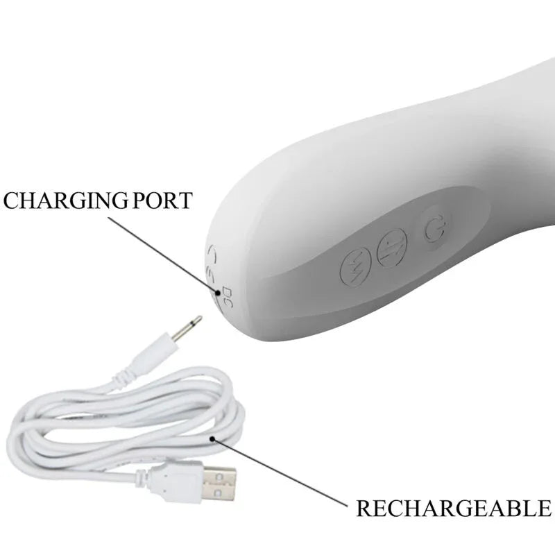 PRETTY LOVE - REESE VIBRATOR MIT SILBERNE ROTATION - Vanelion Paradise