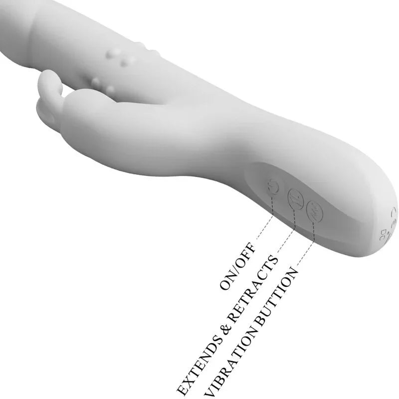 PRETTY LOVE - REESE VIBRATOR MIT SILBERNE ROTATION - Vanelion Paradise