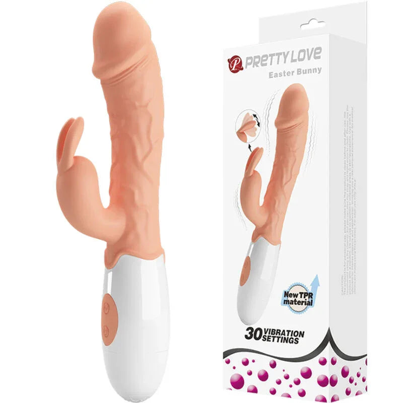 PRETTY LOVE - OSTERHASEN-VIBRATOR MIT STIMULATOR - Vanelion Paradise