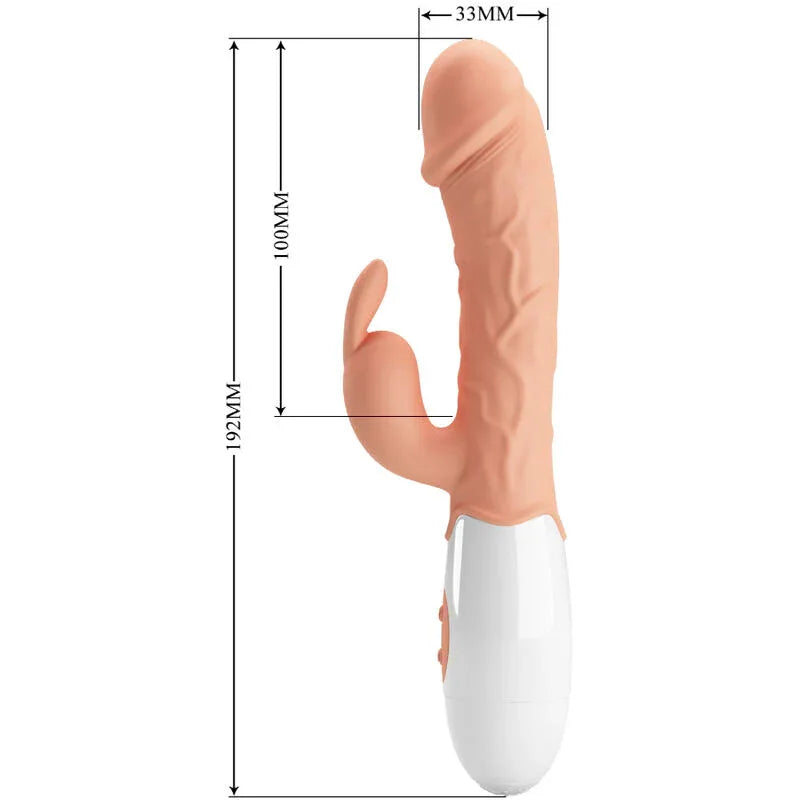 PRETTY LOVE - OSTERHASEN-VIBRATOR MIT STIMULATOR - Vanelion Paradise