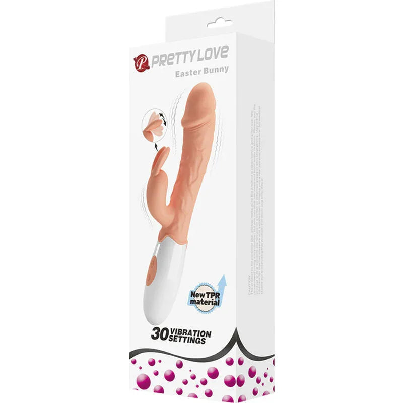 PRETTY LOVE - OSTERHASEN-VIBRATOR MIT STIMULATOR - Vanelion Paradise