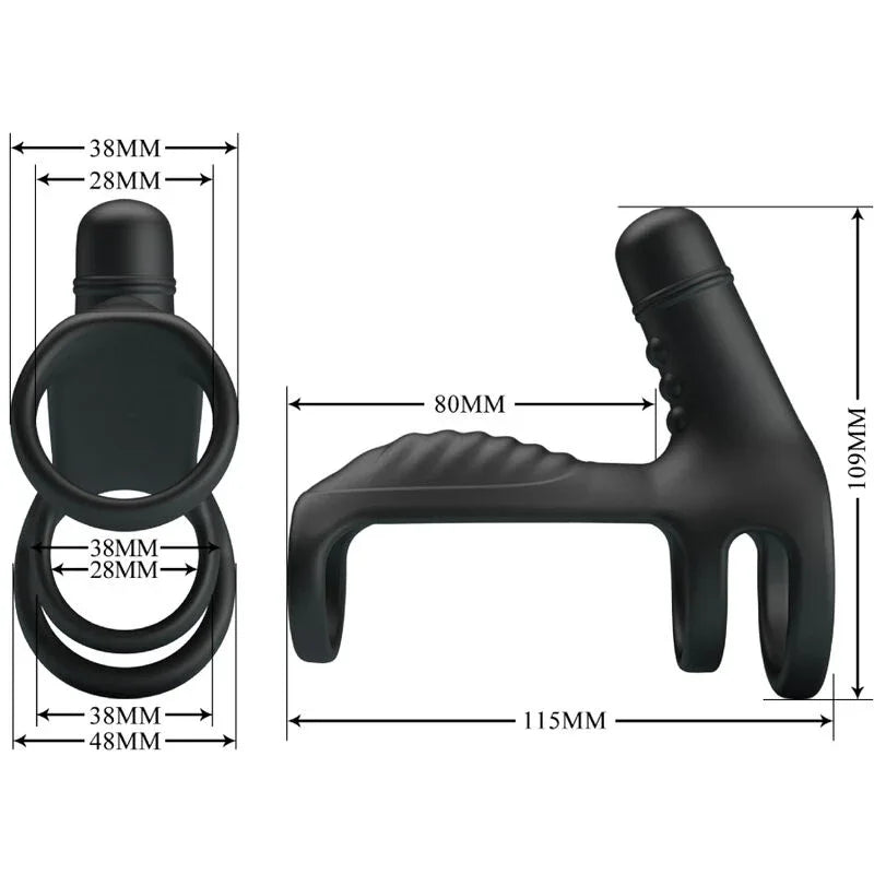 PRETTY LOVE - ELASTISCHE VERLNGERUNGSHÜLSE AUS WEICHEM SILIKON - Vanelion Paradise