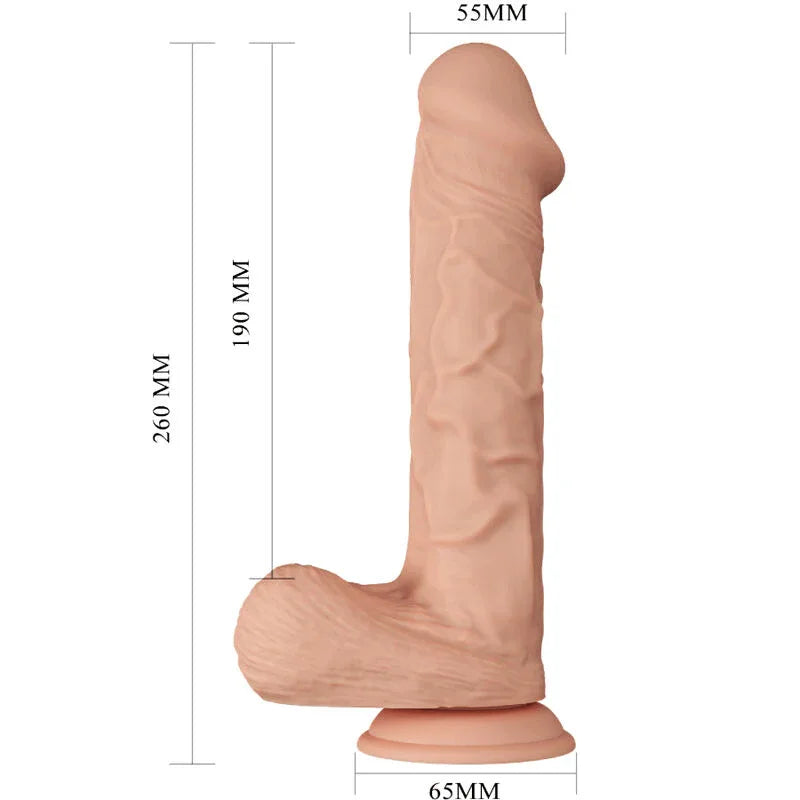 BAILE - SCHÖNE BEGEGNUNG BERGRRISI FLEXIBLER REALISTISCHER DILDO 26 CM NATÜRLICH - Vanelion Paradise