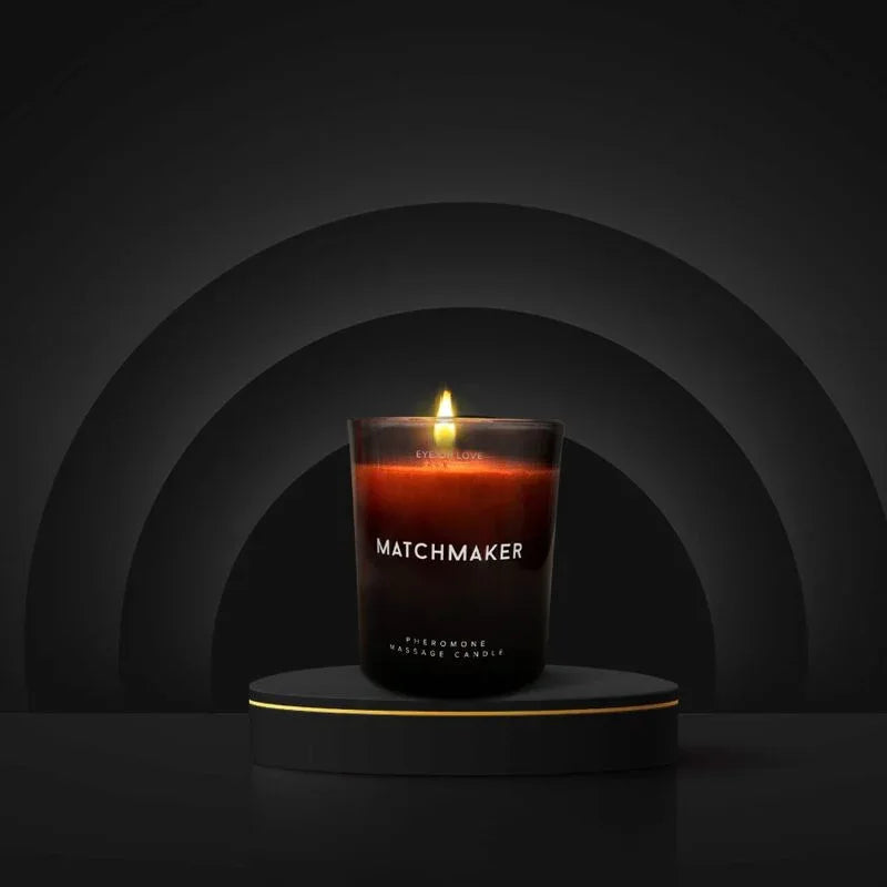 EYE OF LOVE - MATCHMAKER BLACK DIAMOND MASSAGEKERZE ZIEHEN SIE SIE AN, 150 ML - Vanelion Paradise