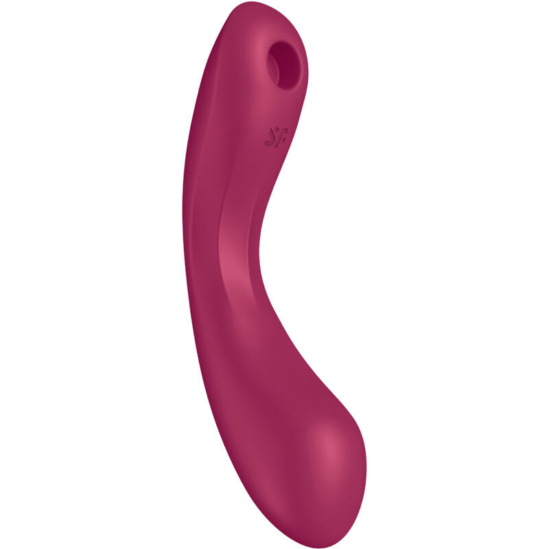 SATISFYER - CURVE TRINITY 1 AIR PULSE VIBRATION RED