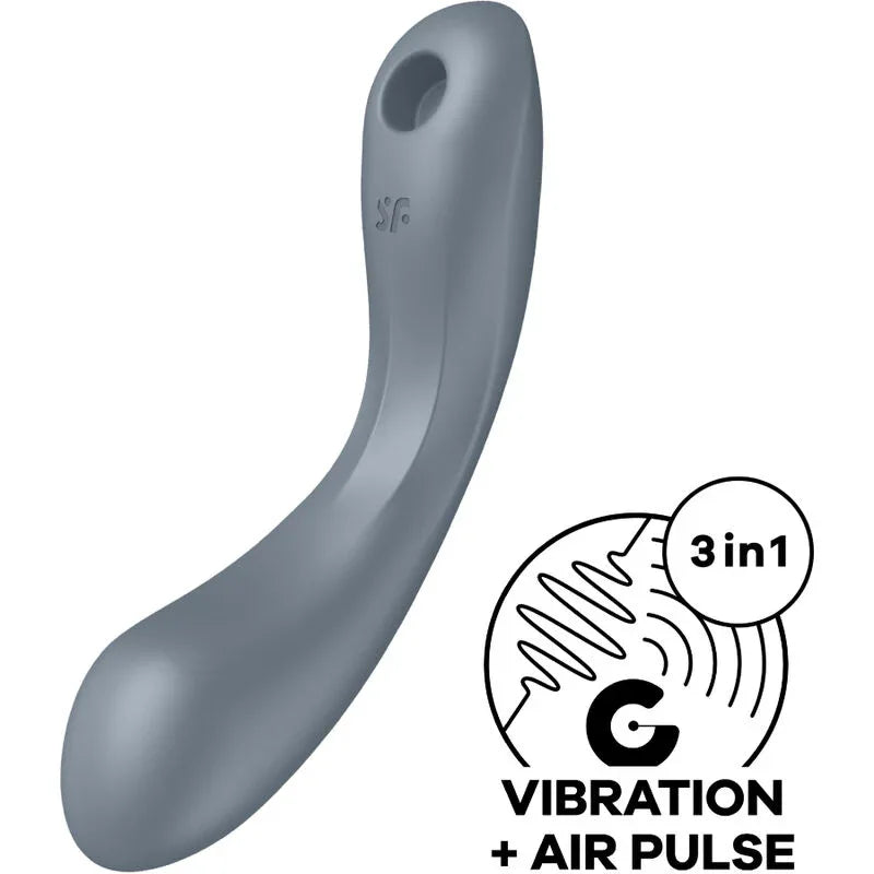 SATISFYER - CURVE TRINITY 1 AIR PULSE VIBRATION - Vanelion Paradise