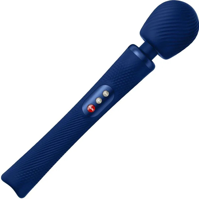 FUN FACTORY - VIM SILIKON WIEDERAUFLADBARER, VIBRIERENDER, GEWICHTETER RUMBLE WAND MITTERNACHTSBLAU - Vanelion Paradise
