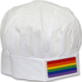 PRIDE - LGBT-FLAGGE KOCHMÜTZE MIT LGBT-FLAGGE - Vanelion Paradise