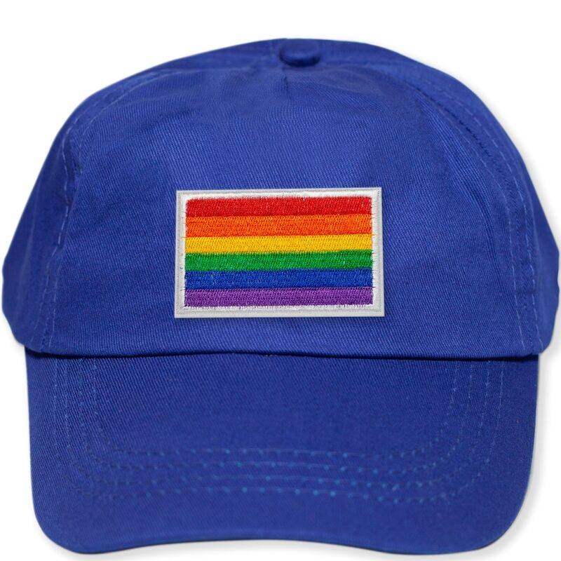PRIDE - BLAUE KAPPE MIT DER LGBT-FLAGGE - Vanelion Paradise