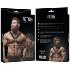 FETISH SUBMISSIVE ATTITUDE - KREUZBRUSTGESCHIRR FÜR MÄNNER AUS ÖKO-LEDER - Vanelion Paradise