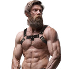 FETISH SUBMISSIVE ATTITUDE - BRUSTGESCHIRR AUS ECO-LEDER FÜR HERREN - Vanelion Paradise