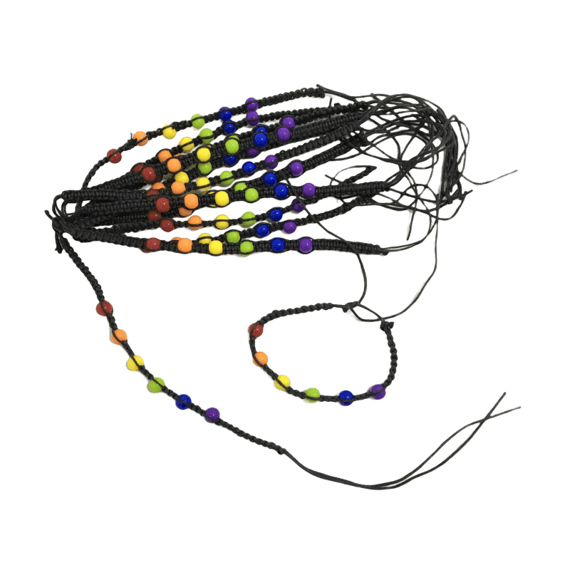 PRIDE - GLÜCKSBRINGER TÜRKISCHES AUGE-ARMBAND LGBT-FLAGGE - Vanelion Paradise