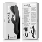 BLACK&SILVER - JAMIE WIEDERAUFLADBARER SILIKON-KANINCHENSTIMULATOR SCHWARZ - Vanelion Paradise