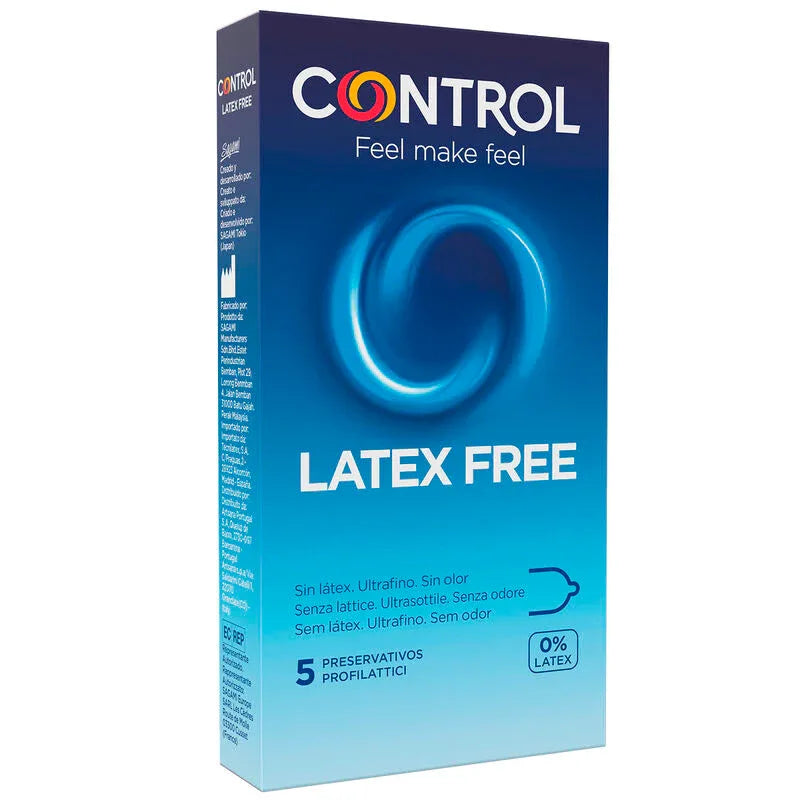 Control Latex Free Kondome (5 Stk) – Polyurethan, 58 mm - Vanelion Paradise